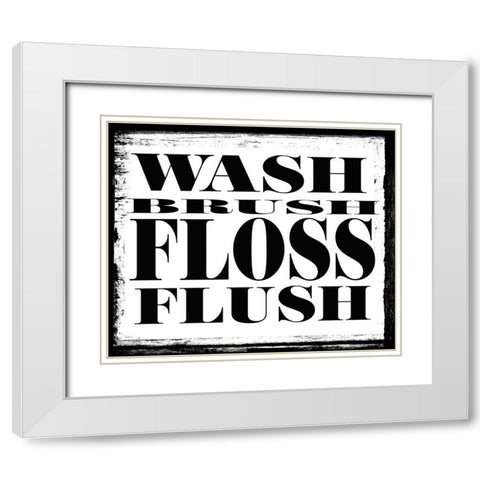 BelovedBath_16 White Modern Wood Framed Art Print with Double Matting by LightBoxJournal