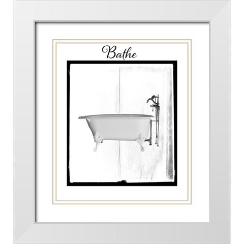 BelovedBath_18 White Modern Wood Framed Art Print with Double Matting by LightBoxJournal
