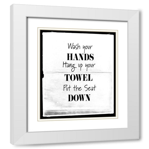 BelovedBath_19 White Modern Wood Framed Art Print with Double Matting by LightBoxJournal