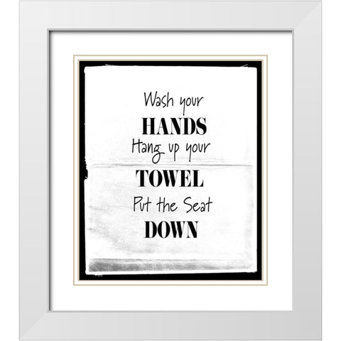 BelovedBath_19 White Modern Wood Framed Art Print with Double Matting by LightBoxJournal