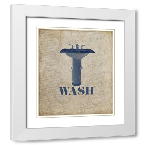 BelovedBath_21 White Modern Wood Framed Art Print with Double Matting by LightBoxJournal