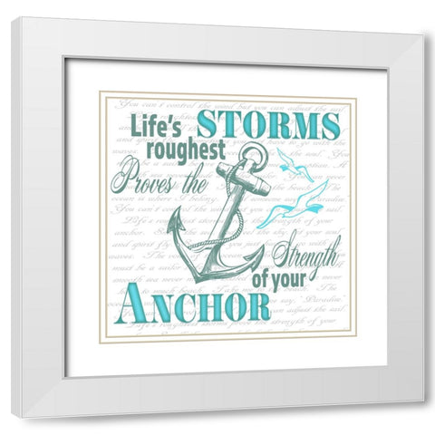Sailor Away_Sign 2 White Modern Wood Framed Art Print with Double Matting by LightBoxJournal