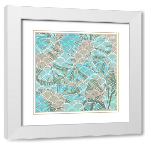 Sailor Away_Surface Pattern 2 White Modern Wood Framed Art Print with Double Matting by LightBoxJournal