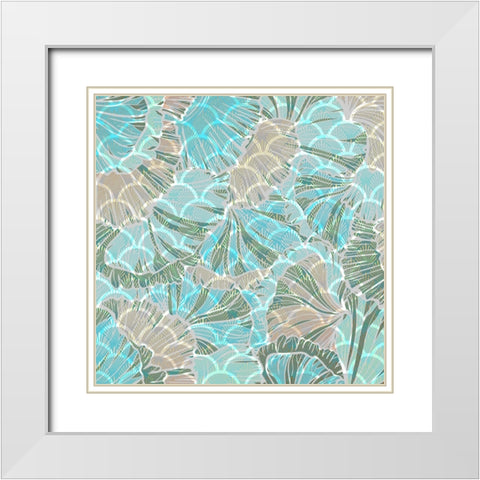 Sailor Away_Surface Pattern 2 White Modern Wood Framed Art Print with Double Matting by LightBoxJournal