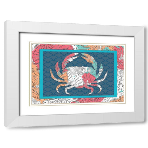 Sea Side BoHo 5 White Modern Wood Framed Art Print with Double Matting by LightBoxJournal