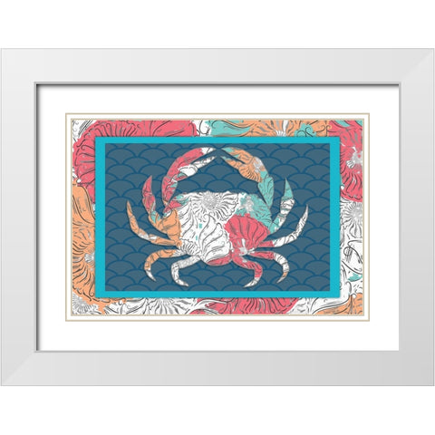 Sea Side BoHo 5 White Modern Wood Framed Art Print with Double Matting by LightBoxJournal