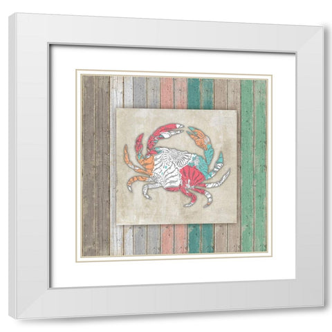 Sea Side BoHo_Frame 2 White Modern Wood Framed Art Print with Double Matting by LightBoxJournal