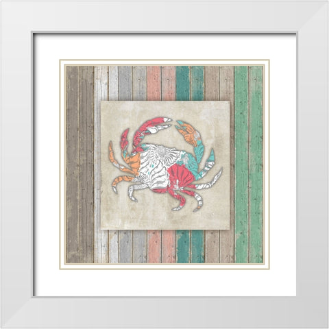 Sea Side BoHo_Frame 2 White Modern Wood Framed Art Print with Double Matting by LightBoxJournal