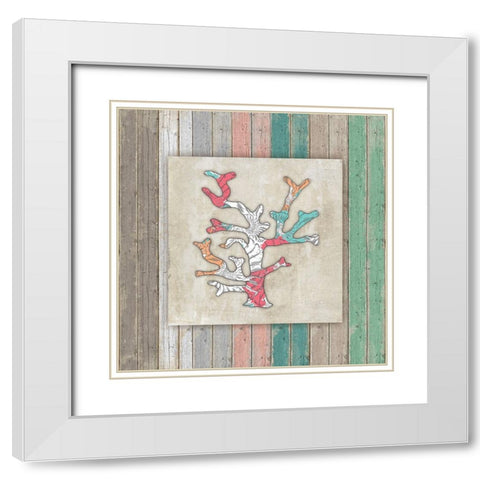 Sea Side BoHo_Frame 4 White Modern Wood Framed Art Print with Double Matting by LightBoxJournal