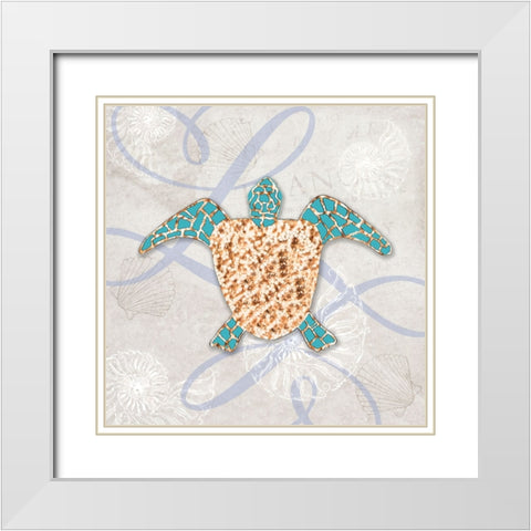 Sea Side Gypsy V3 White Modern Wood Framed Art Print with Double Matting by LightBoxJournal