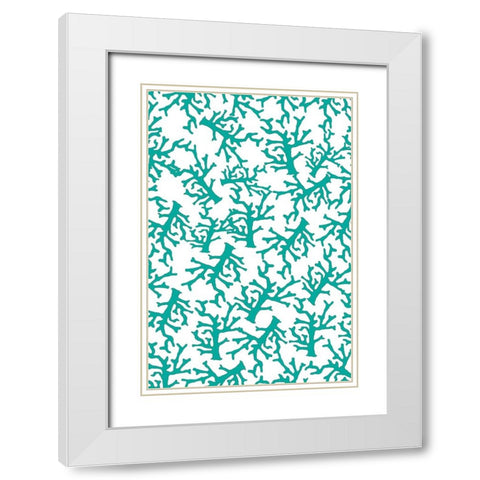 Sea Side Gypsy_Pattern 1 White Modern Wood Framed Art Print with Double Matting by LightBoxJournal