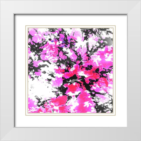 Bright Scarf 3 White Modern Wood Framed Art Print with Double Matting by LightBoxJournal
