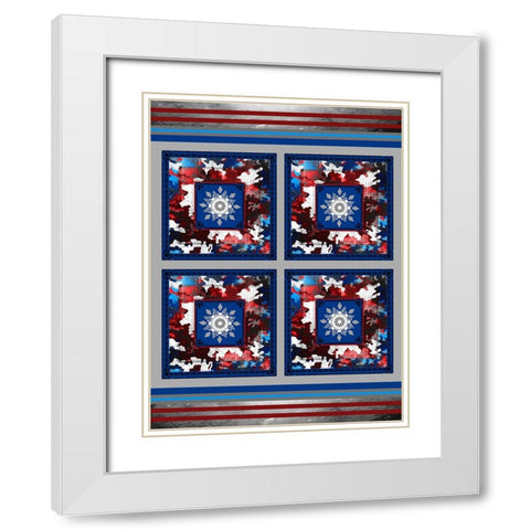 Pet Bed 4 White Modern Wood Framed Art Print with Double Matting by LightBoxJournal