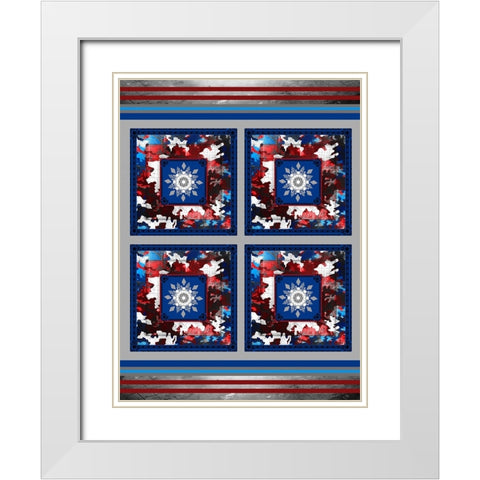 Pet Bed 4 White Modern Wood Framed Art Print with Double Matting by LightBoxJournal