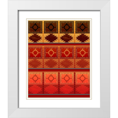 SouthWestStyle 1 White Modern Wood Framed Art Print with Double Matting by LightBoxJournal