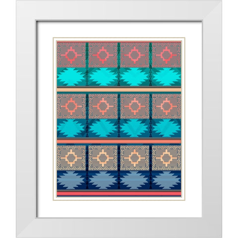 SouthWestStyle 6 White Modern Wood Framed Art Print with Double Matting by LightBoxJournal