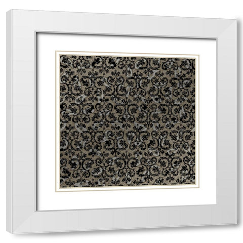 Time Less Scarf 4 White Modern Wood Framed Art Print with Double Matting by LightBoxJournal