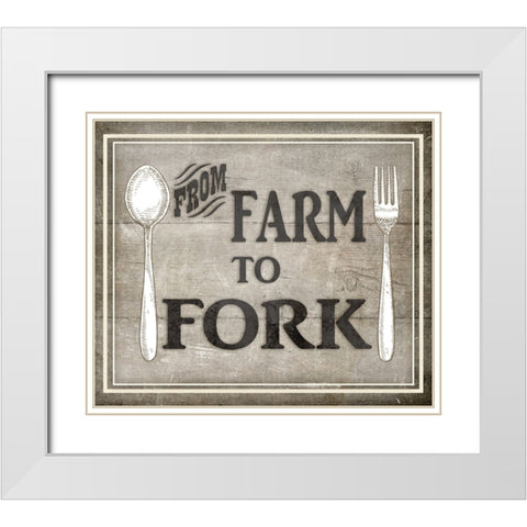 Farm to Fork BK White Modern Wood Framed Art Print with Double Matting by LightBoxJournal