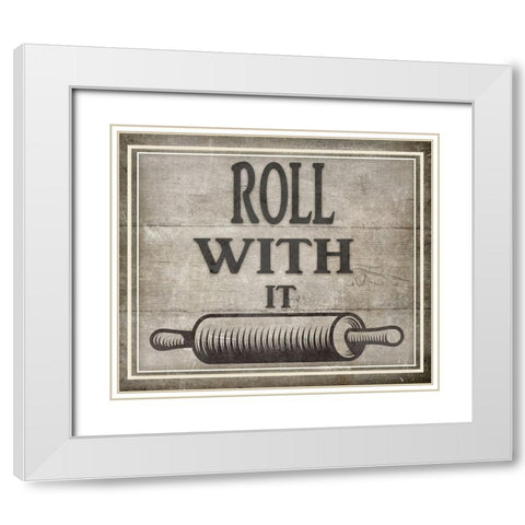 Roll With It BK White Modern Wood Framed Art Print with Double Matting by LightBoxJournal