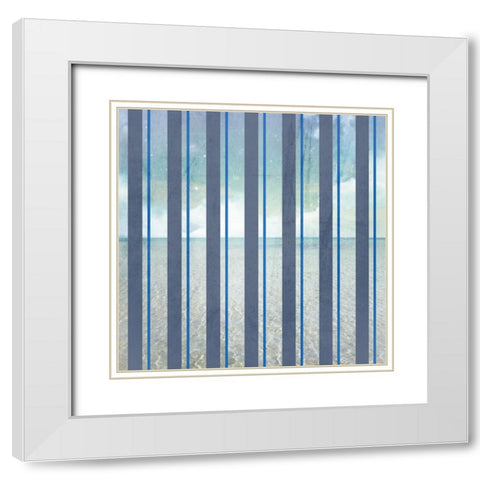 Signs_SeaLife_Repeat White Modern Wood Framed Art Print with Double Matting by LightBoxJournal