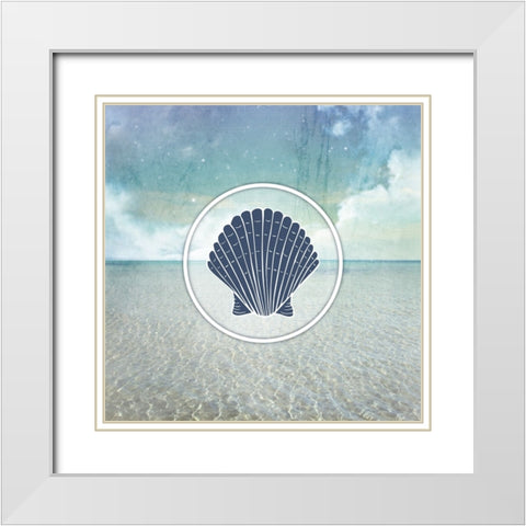 Signs_SeaLife_SeaShell2 White Modern Wood Framed Art Print with Double Matting by LightBoxJournal