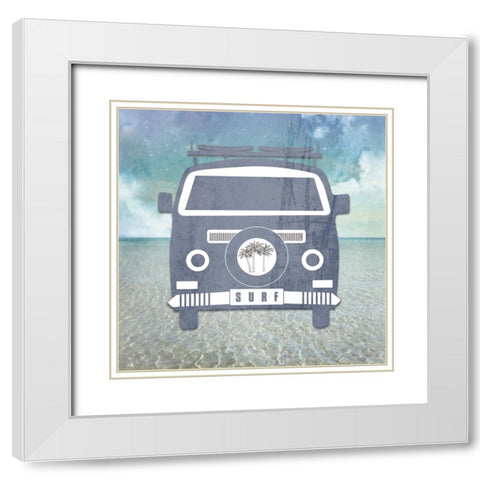 Signs_SurfVan White Modern Wood Framed Art Print with Double Matting by LightBoxJournal