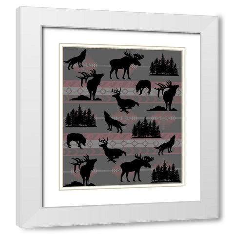 North American Wildlife_09 White Modern Wood Framed Art Print with Double Matting by LightBoxJournal