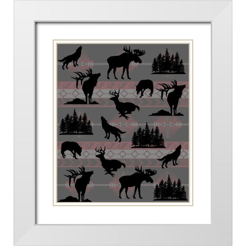 North American Wildlife_09 White Modern Wood Framed Art Print with Double Matting by LightBoxJournal