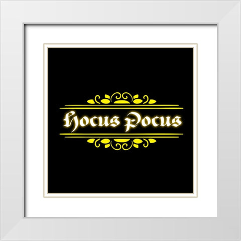 Hocus Pocus 04 White Modern Wood Framed Art Print with Double Matting by LightBoxJournal