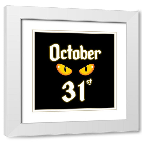 Hocus Pocus 12 White Modern Wood Framed Art Print with Double Matting by LightBoxJournal