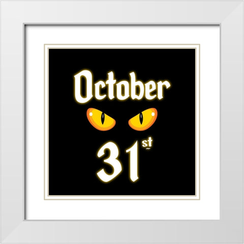 Hocus Pocus 12 White Modern Wood Framed Art Print with Double Matting by LightBoxJournal