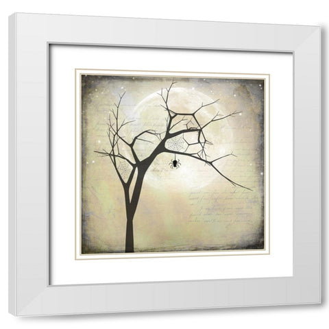 Say Boo 08 White Modern Wood Framed Art Print with Double Matting by LightBoxJournal
