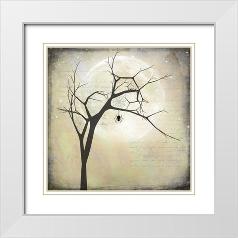 Say Boo 08 White Modern Wood Framed Art Print with Double Matting by LightBoxJournal