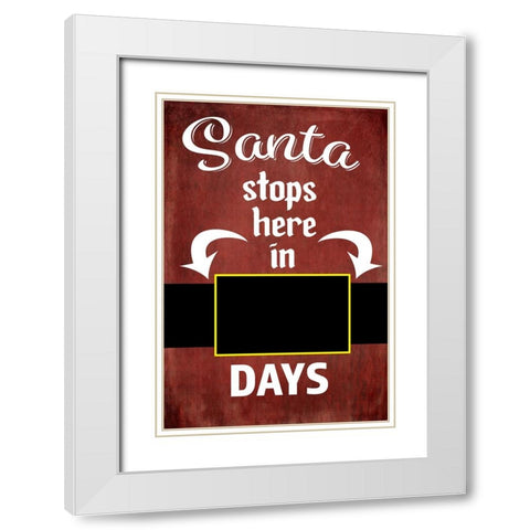 25 Days TilChristmas 05 White Modern Wood Framed Art Print with Double Matting by LightBoxJournal