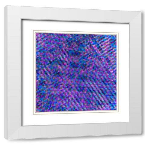 BoHo Girl Pattern 03 White Modern Wood Framed Art Print with Double Matting by LightBoxJournal