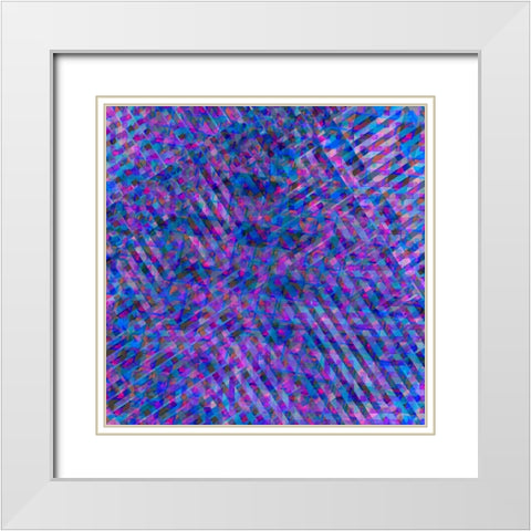 BoHo Girl Pattern 03 White Modern Wood Framed Art Print with Double Matting by LightBoxJournal