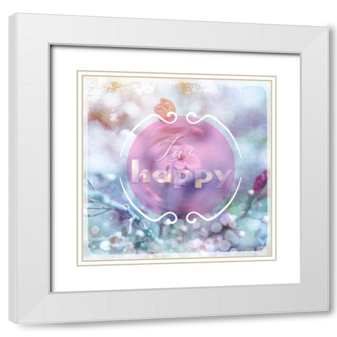 Cherry Blu Sign 1 White Modern Wood Framed Art Print with Double Matting by LightBoxJournal