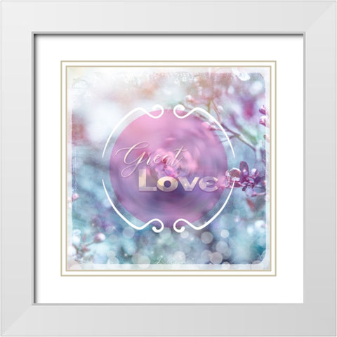 Cherry Blu Sign 2 White Modern Wood Framed Art Print with Double Matting by LightBoxJournal