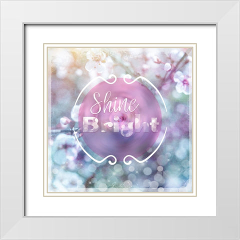 Cherry Blu Sign 4 White Modern Wood Framed Art Print with Double Matting by LightBoxJournal