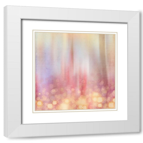 Gypsy Cherry Background White Modern Wood Framed Art Print with Double Matting by LightBoxJournal