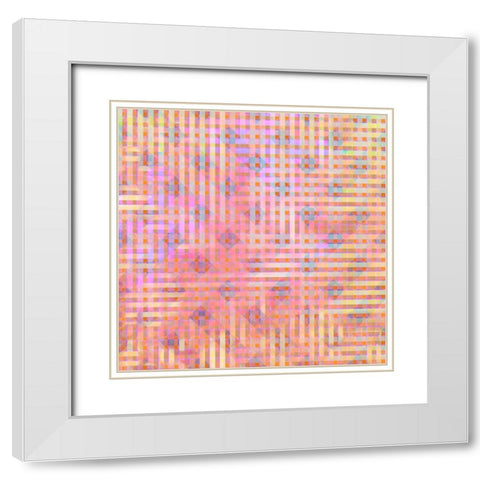 Gypsy Cherry Pattern 2 White Modern Wood Framed Art Print with Double Matting by LightBoxJournal