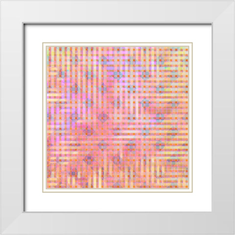 Gypsy Cherry Pattern 2 White Modern Wood Framed Art Print with Double Matting by LightBoxJournal