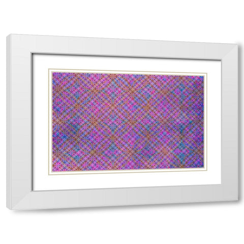 Cherry Blu Pattern 04 White Modern Wood Framed Art Print with Double Matting by LightBoxJournal
