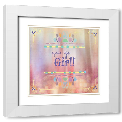 Gypsy Cherry Sign 2 White Modern Wood Framed Art Print with Double Matting by LightBoxJournal