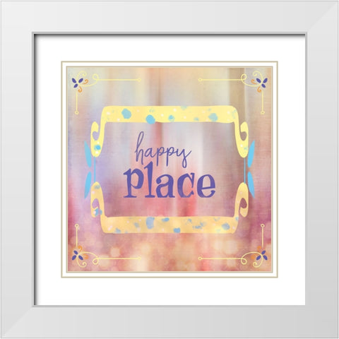 Gypsy Cherry Sign 4 White Modern Wood Framed Art Print with Double Matting by LightBoxJournal