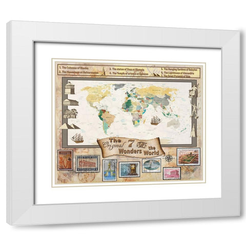 7 Ancient Wonders 03 White Modern Wood Framed Art Print with Double Matting by LightBoxJournal