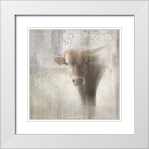 Antique Farm 05 White Modern Wood Framed Art Print with Double Matting by LightBoxJournal