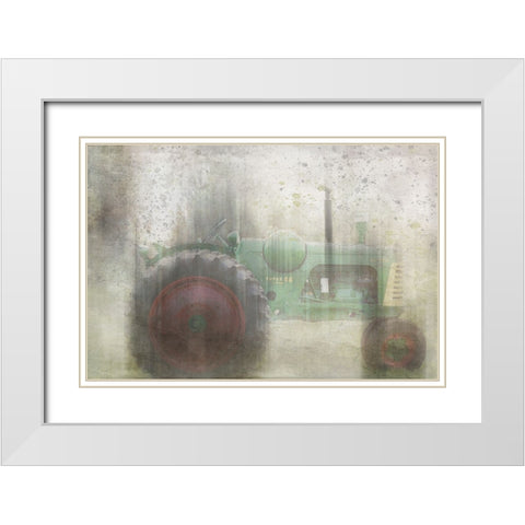 Antique Farm 23 White Modern Wood Framed Art Print with Double Matting by LightBoxJournal