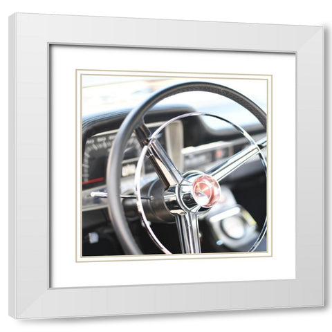 Antique Garage 5 White Modern Wood Framed Art Print with Double Matting by LightBoxJournal