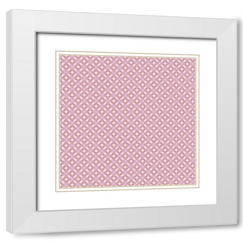 Cherry Pops Surface Pattern 02 White Modern Wood Framed Art Print with Double Matting by LightBoxJournal